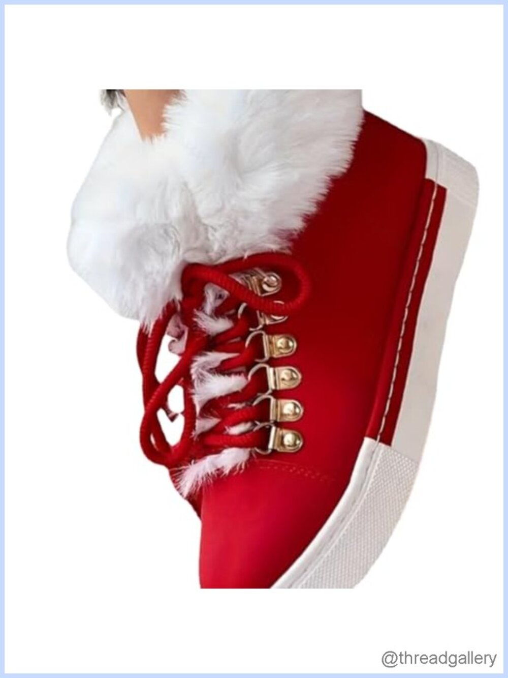Fleece Lined Leather Snow Boots Mid-Calf Winter Flat Round Toe